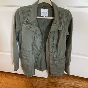Madewell khaki green utility jacket. Size S. Excellent used condition.